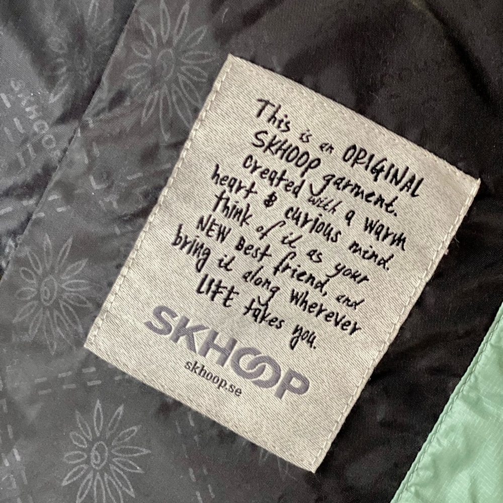 SKHOOP Klara Women's Mint and Teal Puffer Jacket. - Picture 7 of 9